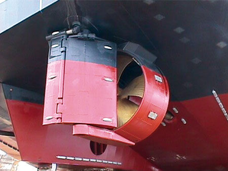 Timone tipo flap rudder - SA&SC - Becker Marine Systems - per nave