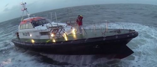Barca professionale pilotina - ORC 172 - Bernard Shipyard - entrobordo / GRP / autoraddrizzante