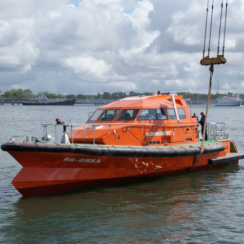 Barca professionale nave di ricerca e salvataggio - ORC 182 - Bernard Shipyard - entrobordo / GRP