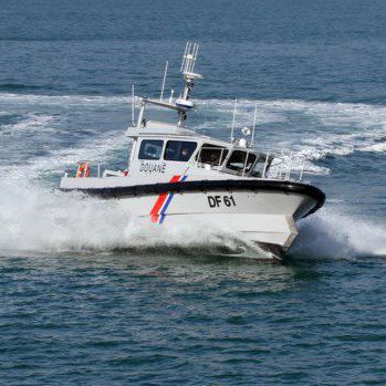 Barca professionale patrol boat - ORC 120 - Bernard Shipyard - entrobordo / GRP