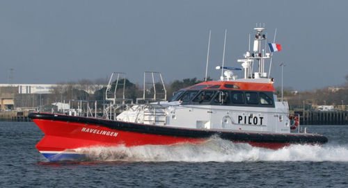 Barca professionale pilotina - ORC 180.B - Bernard Shipyard - entrobordo / GRP / autoraddrizzante