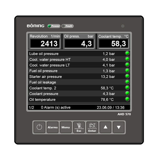 Schermo per nave - AHD 570 - Böning Automationstechnologie GmbH & Co. KG - per yacht / di controllo / di visualizzazione