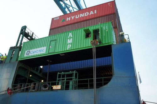 Cold ironing per nave - AMP - Cavotec MSL - per terminale portuario