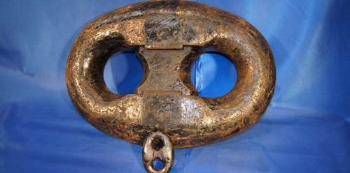 Grillo per nave tipo Kenter - Damen Anchor & Chain Factory (AKF) - di assemblaggio per catena di ancora / forgiato