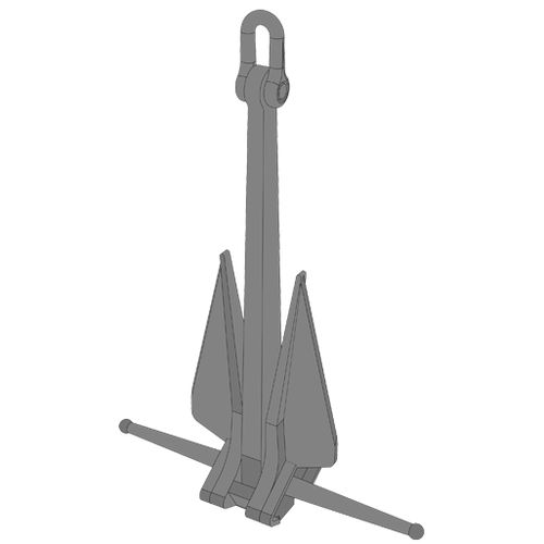 Ancora HHP - Damen Anchor & Chain Factory (AKF) - tipo Danforth / per nave