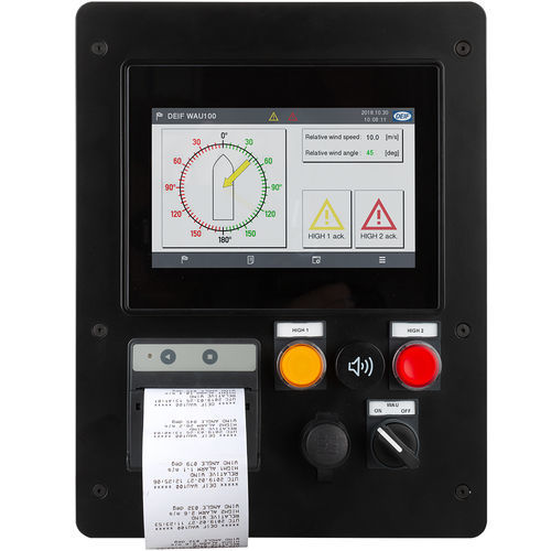 Sistema allarme per nave - WAU 100 - DEIF - di supervisione / anemometro