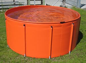 Serbatoio di acque usate - Troiltank - Desmi - di idrocarburi / di stoccaggio temporaneo / con telaio