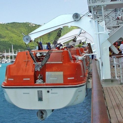 Gruetta per nave - D-RT - d-i davit international-hische GmbH - per scialuppe di salvataggio / a gravità