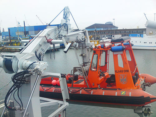 Gruetta per barca di salvataggio - D-NPS.FR - d-i davit international-hische GmbH - per nave / idraulica