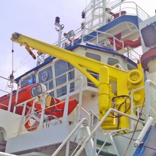 Gruetta per nave - D-CRm - d-i davit international-hische GmbH - per barca da lavoro / idraulica / a gravità