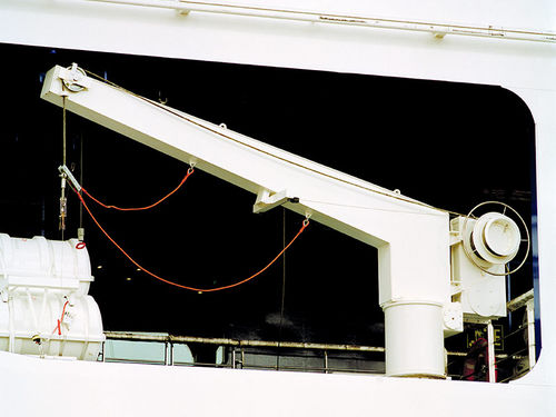 Gruetta per nave - D-RC - d-i davit international-hische GmbH - per zattera di salvataggio / idraulica
