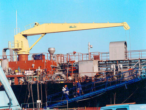 Gru per nave - C-SH - d-i davit international-hische GmbH - con braccio impennabile / di bordo