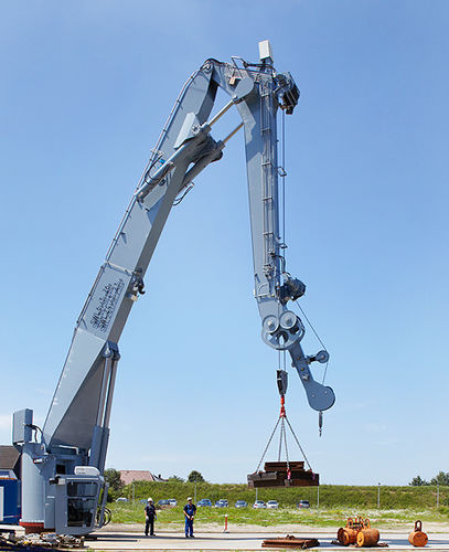 Gru per nave - C-SH.K.240 - d-i davit international-hische GmbH - con braccio articolato / offshore