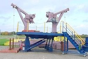Gruetta per nave - GPS.O - GLOBAL DAVIT - per battello di emergenza / a gravità