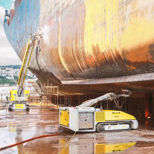 Pulitore ad alta pressione per cantiere navale - DOCKBOY - Hammelmann GmbH - mobile / motore diesel