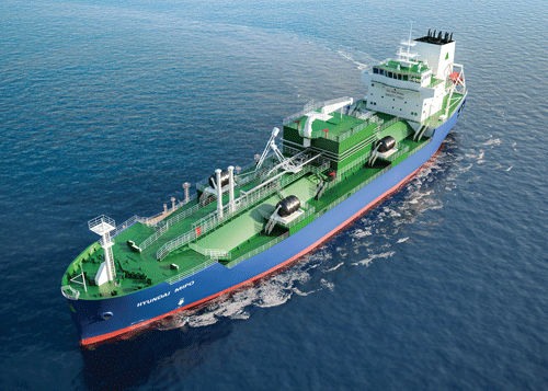 Nave cargo metaniera - HYUNDAI MIPO DOCKYARD