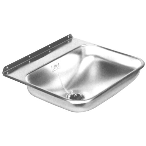 Lavello quadrato - TS430 - Loipart AB - in acciaio inossidabile / per barca