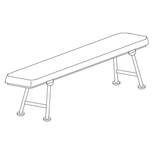 Panca per nave - KK1980/126-402 - Meblomor - 3 posti / pieghevole