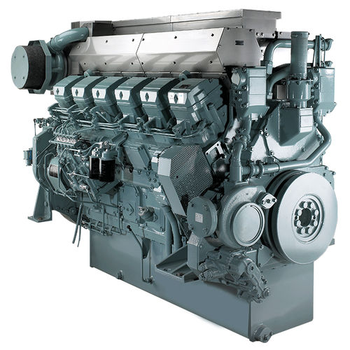 Motore entrobordo - S12R-MPTAW - Mitsubishi Equipment Europe - di propulsione / diesel / per barca professionale