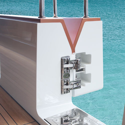 Porta pavesata - SMART BULWARK - Tecnimpianti SPA - per yacht / per barca / in alluminio