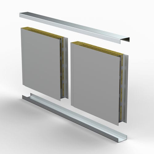 Pannello sandwich per parete divisoria - Q-600 - NORAC - per isolamento acustico / in schiuma