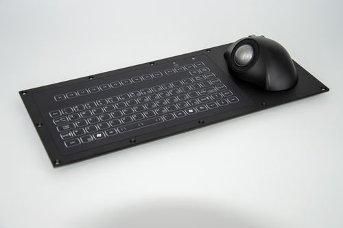 Tastiera marina - KSGE92-MC1 - NSI - 92 tasti / a tenuta stagna / con trackball
