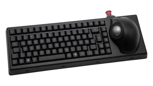 Tastiera per PC marina - MKBE87 - NSI - 87 tasti / a tenuta stagna / con trackball