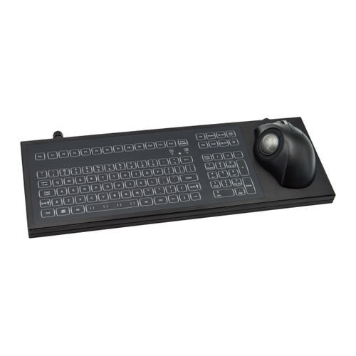 Tastiera per PC marina - KSGE103-MC1 - NSI - 106 tasti / a tenuta stagna / con trackball
