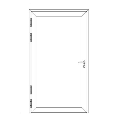 Porta per nave - Pocadel Oy, - con cerniera laterali / indoor / A60