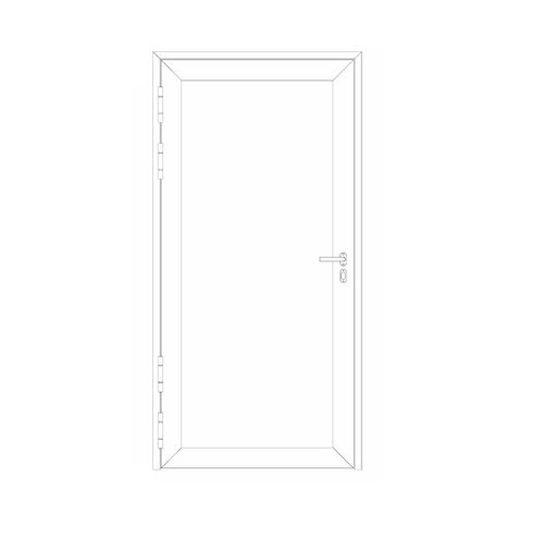 Porta per nave - Pocadel Oy, - con cerniera laterali / indoor / A60