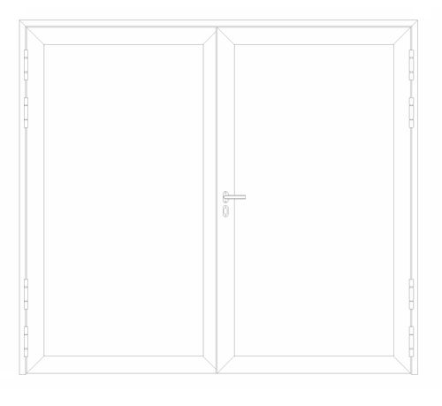 Porta per nave - Pocadel Oy, - con cerniera laterali / doppia / A60