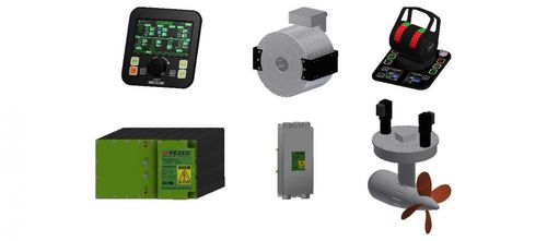 Sistema di propulsione per nave - Praxis Automation Technology - ibrido diesel-elettrico