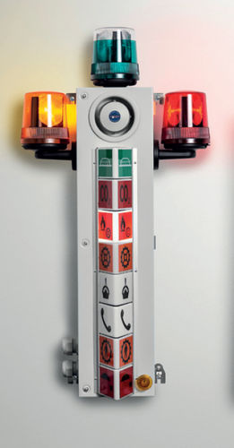 Sistema allarme per nave - mini-PLC - sm electrics - sonoro / di supervisione / visivo