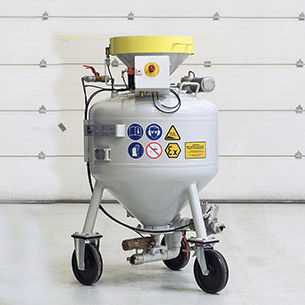 Sabbiatrice per cantiere navale - ATEX series - Straaltechniek International - mobile