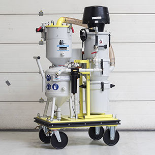 Sabbiatrice per cantiere navale - SSM 62-050 CE ATEX - Straaltechniek International - mobile