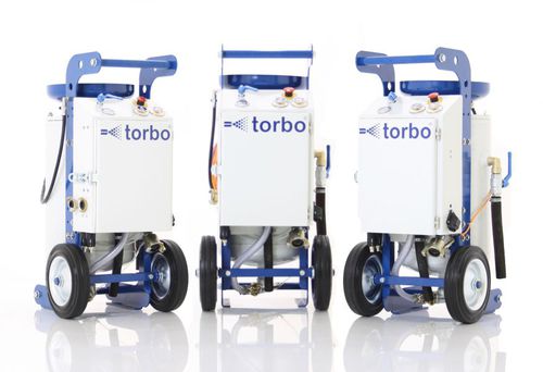 Sabbiatrice per cantiere navale - SoftLine S - torbo - mobile