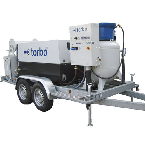 Sabbiatrice per cantiere navale - torboCar AC84 - torbo - mobile