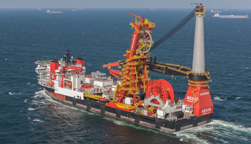 Nave di supporto offshore per costruzione - Aegir - ULSTEIN - per trasporto di carichi speciali