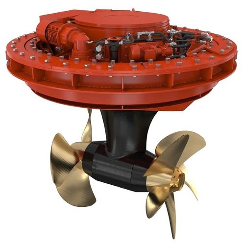Propulsore azimutale - Integrated L-drive - VETH PROPULSION - per nave / elettrico / controrotante