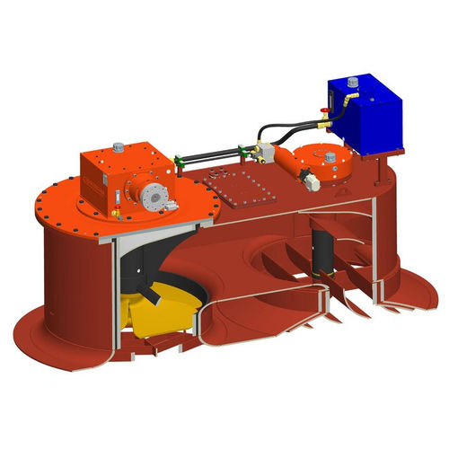 Propulsore azimutale - Veth Steering Grid - VETH PROPULSION - di prua / da incasso / per nave