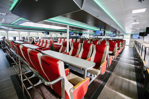 Sedile per nave passeggeri - CRUISE ROYAL - West Mekan - con braccioli / 3 posti