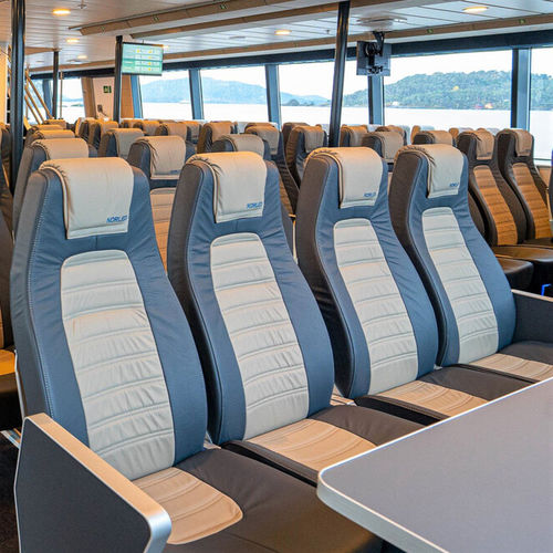 Sedile per nave passeggeri - CRUISE COMFORT - West Mekan - con braccioli / con schienale alto / 2 posti