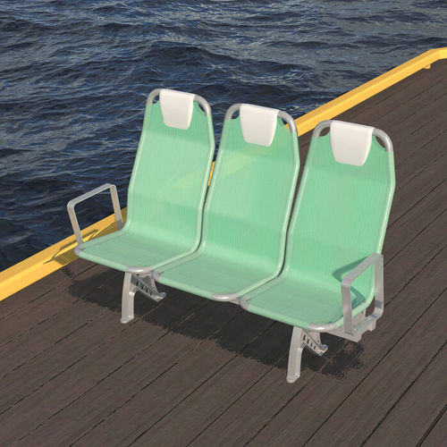 Sedile per nave passeggeri - WM 1000 OUTDOOR - West Mekan - con braccioli