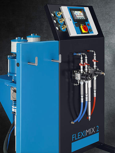 Macchina per polverizzazione di pittura mobile - FLEXIMIX 2 - PHOENIX - WIWA Wilhelm Wagner - multicomponente / per cantiere navale