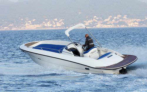 Tender per yacht entrobordo - Aquarius EFB  - CLEAR - con console centrale / open / con prendisole