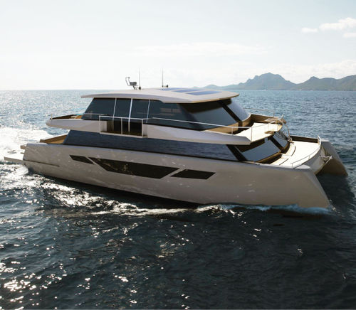 Motor-yacht catamarano - 74SC - Flash Catamarans - da crociera / con fly chiuso / semi-custom