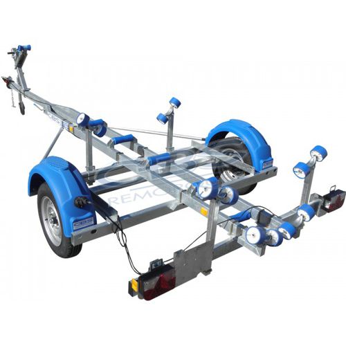 Carrello per barca - T8R - sarl CBS Remorques - a un asse / a rulli