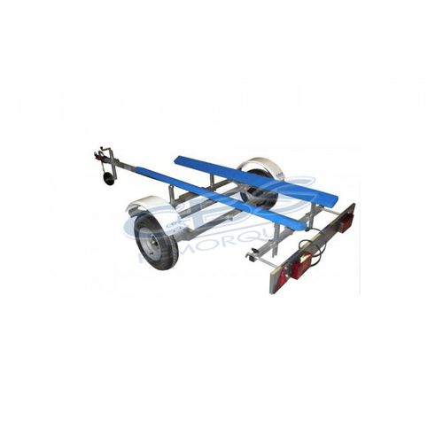 Carrello per barca - P0150 - sarl CBS Remorques - a un asse / a pattini