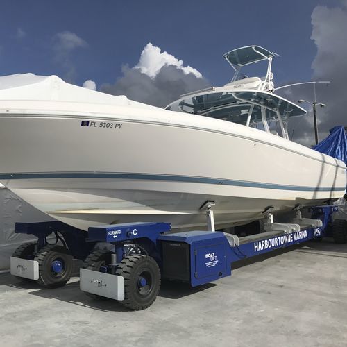 Carrello per movimentazione - BL50MA-90° - BOAT LIFT - per cantiere navale / tandem / idraulico