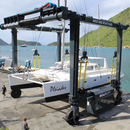 Travel lift controllato a distanza - BL40TLA-90°RC - BOAT LIFT - quattro ruote motrici / a ruote indipendenti / per carichi pesanti